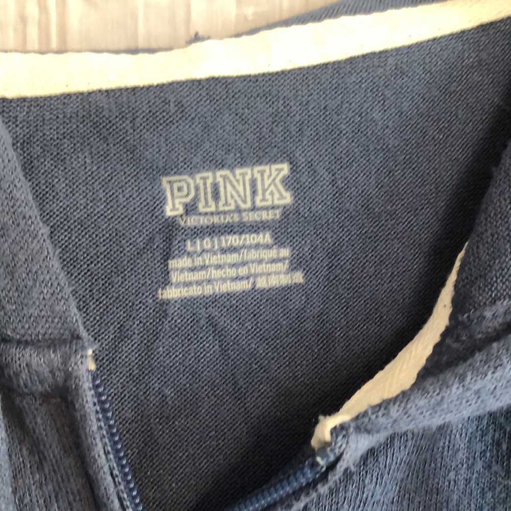 PINK & OLD NAVY lot of 3 size L zip up hoodie sweatshirt jackets w/pockets - Picture 6 of 15